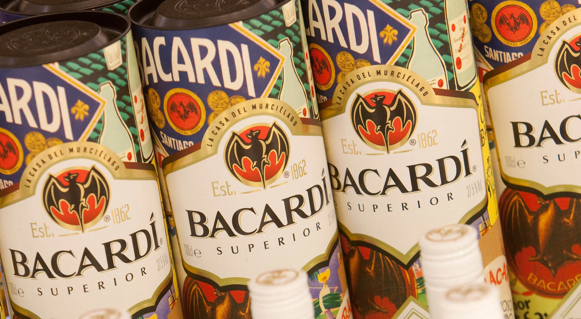 Bacardi 150 Years celebration product packaging design Bacardi 150 Years celebration product packaging design