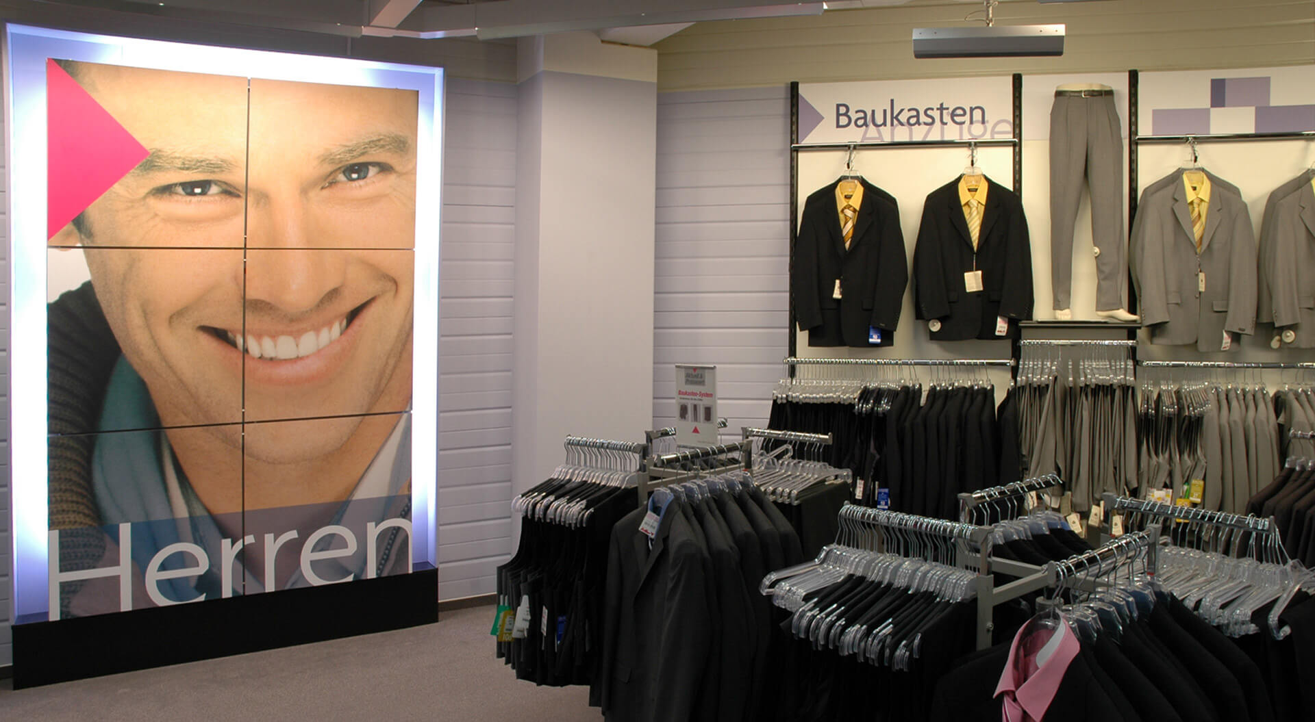 Adler Fashion Store Germany retail store interior design and department branding for mens wear jackets Adler Fashion Store Germany retail store interior design and department branding for mens wear jackets