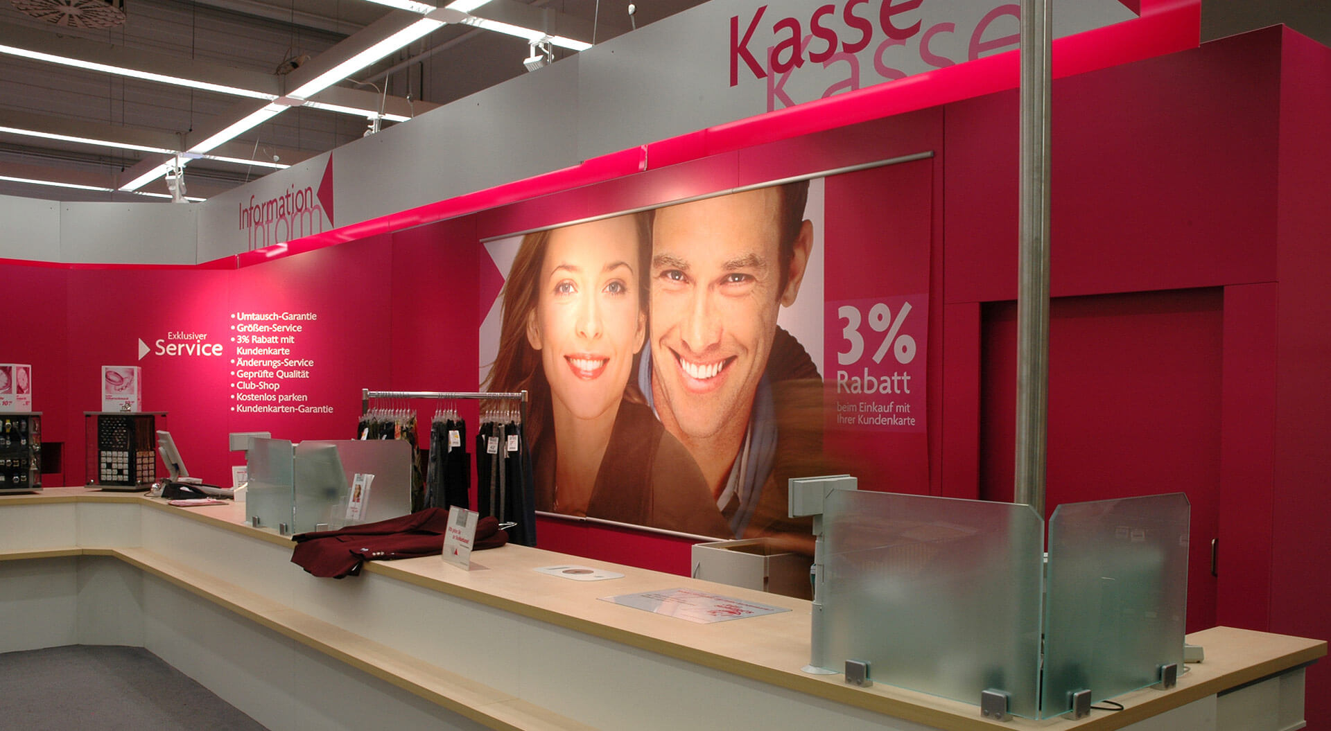 Adler Fashion Store Germany retail store interior design and department branding for cashier - check out Adler Fashion Store Germany retail store interior design and department branding for cashier - check out