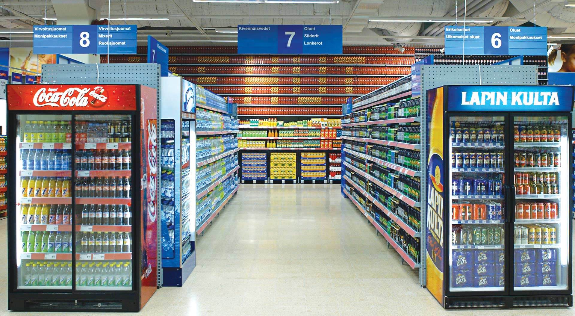 K CityMarket hypermarket Finland,check out high level internal navigation system K CityMarket hypermarket Finland,check out high level internal navigation system
