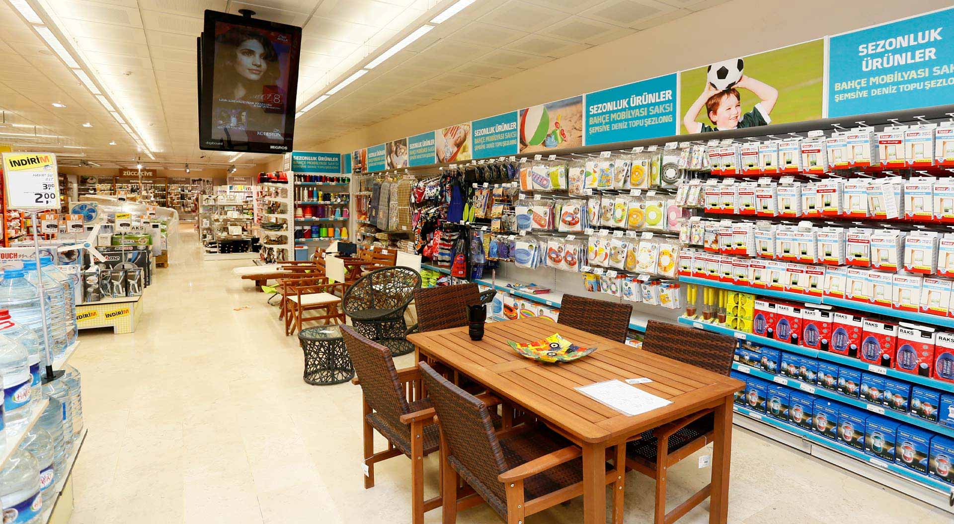 Migros Turkey supermarket homewares department and brand communications Migros Turkey supermarket homewares department and brand communications