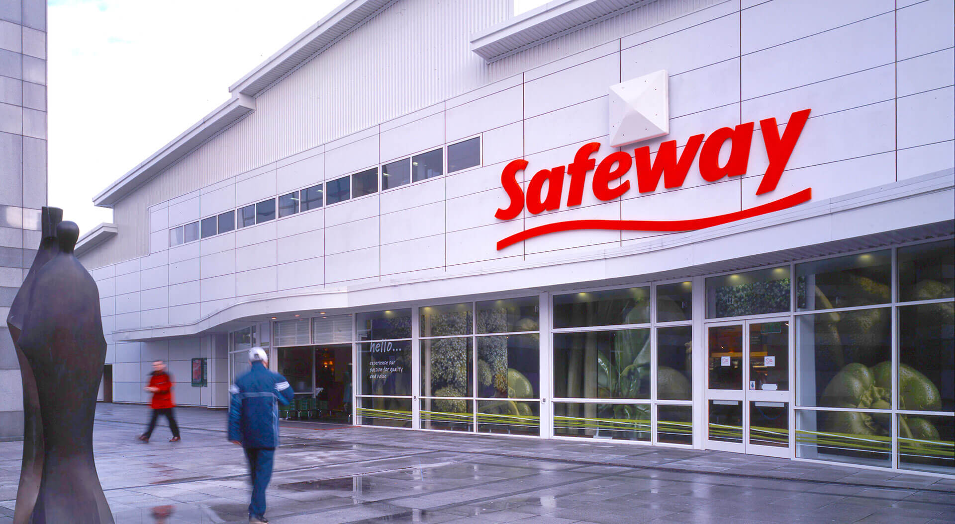 Retail branding, corporate identity, brand, retail, compact hypermarket design planning, marketing POP in-store, grocery convenience food supermarkets - Safeway