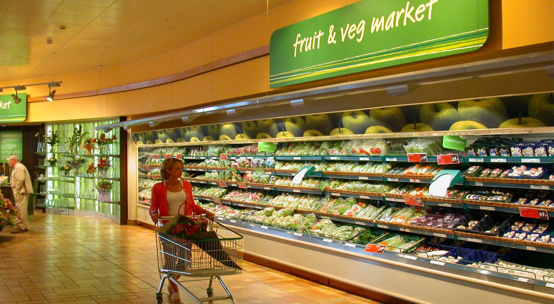 Safeway supermarket interior store design and branding for fruit and vegatables market Safeway supermarket interior store design and branding for fruit and vegatables market