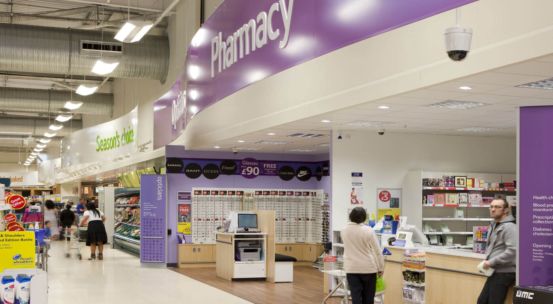 Retail branding, corporate identity, brand, hypermarket interior design planning, marketing POP in-store, grocery food supermarkets - Tesco Retail branding, corporate identity, brand, hypermarket interior design planning, marketing POP in-store, grocery food supermarkets - Tesco