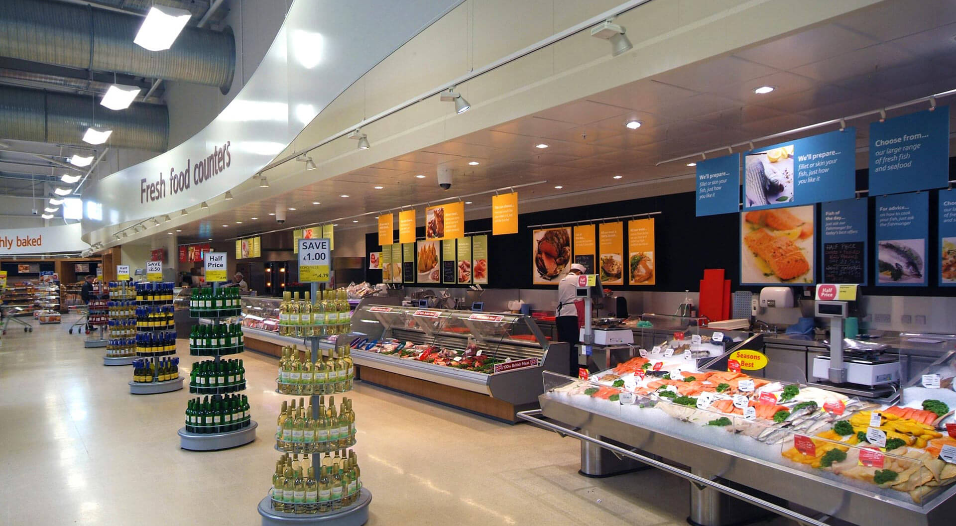 Retail branding, corporate identity, brand, hypermarket interior design planning, marketing POP in-store, grocery food supermarkets - Tesco Retail branding, corporate identity, brand, hypermarket interior design planning, marketing POP in-store, grocery food supermarkets - Tesco